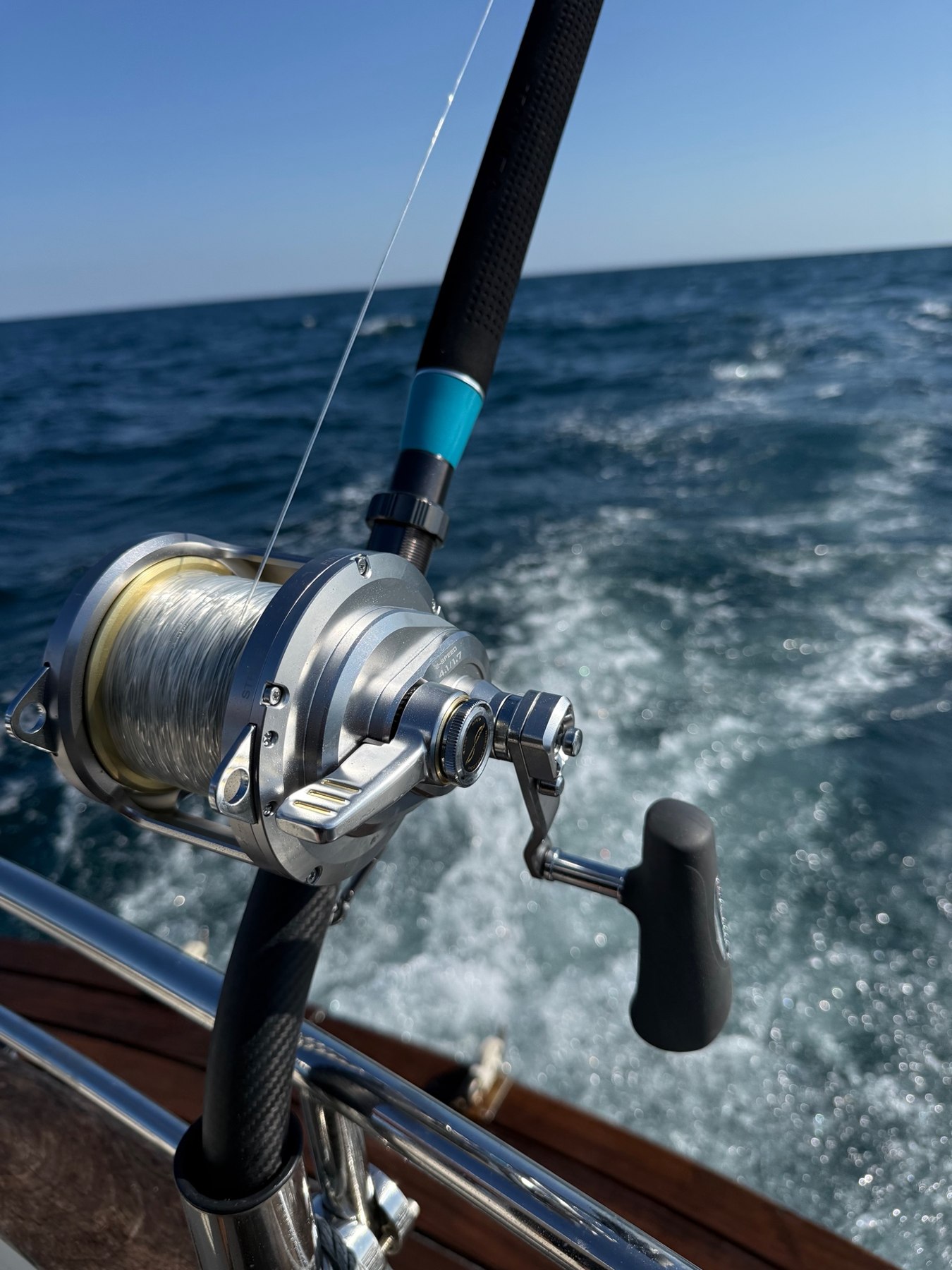 Fishing tackle aboard Shamrock